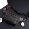 Bauchtasche Herren PU Brusttasche Sport Leicht Mobiltelefon Tasche