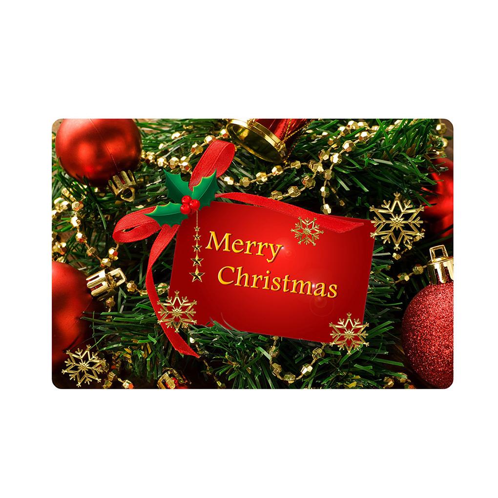 

Christmas Doormat Soft Carpet New Year Anti-Slip Floor Mat Bathroom Floor Pad