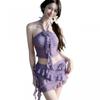 Cute Girl Diary Pure Sex Style Sexy Hot Bikini Three-piece Split Swimming Suit Female Vacation