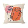 Small Fresh Sketch Line Art Print Pattern Cushion Cover Home Living Room Sofa Bedroom Decoration Throw Pillow