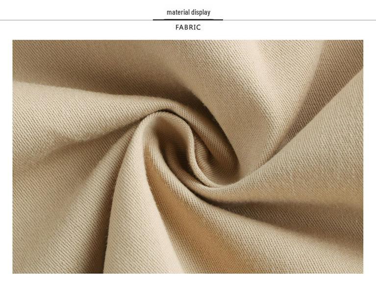 Spring/Summer 2025 Elegant Elastic Waist A-Line Button Skirt for Women