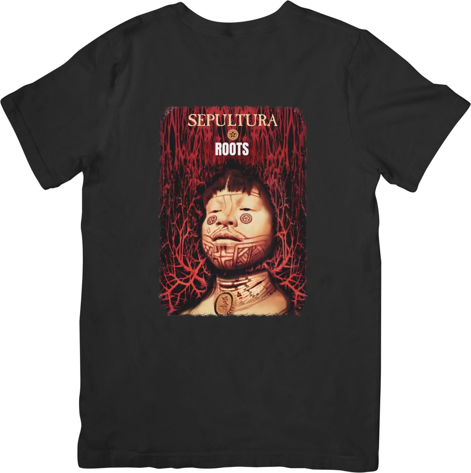 

Sepultura Music Unisex Fit for Men Women Quality Cotton T-Shirt Black XXXL
