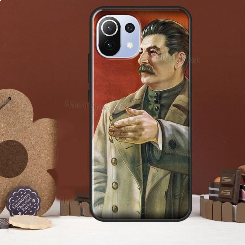 Russian Commander Stalin Funda For POCO F5 X3 X4 X5 Pro F4 GT C40 F3 Case For Xiaomi 11T 12T Pro 12 X 13 Lite Cover