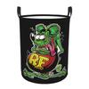 Bootleg Rat Fink Dirty Laundry Baskets Folding Large Waterproof Clothes Storage Basket For Home Children's