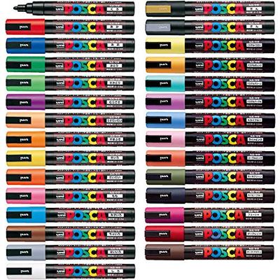 Posca Medium Round Tip 29 Colors Complete Set