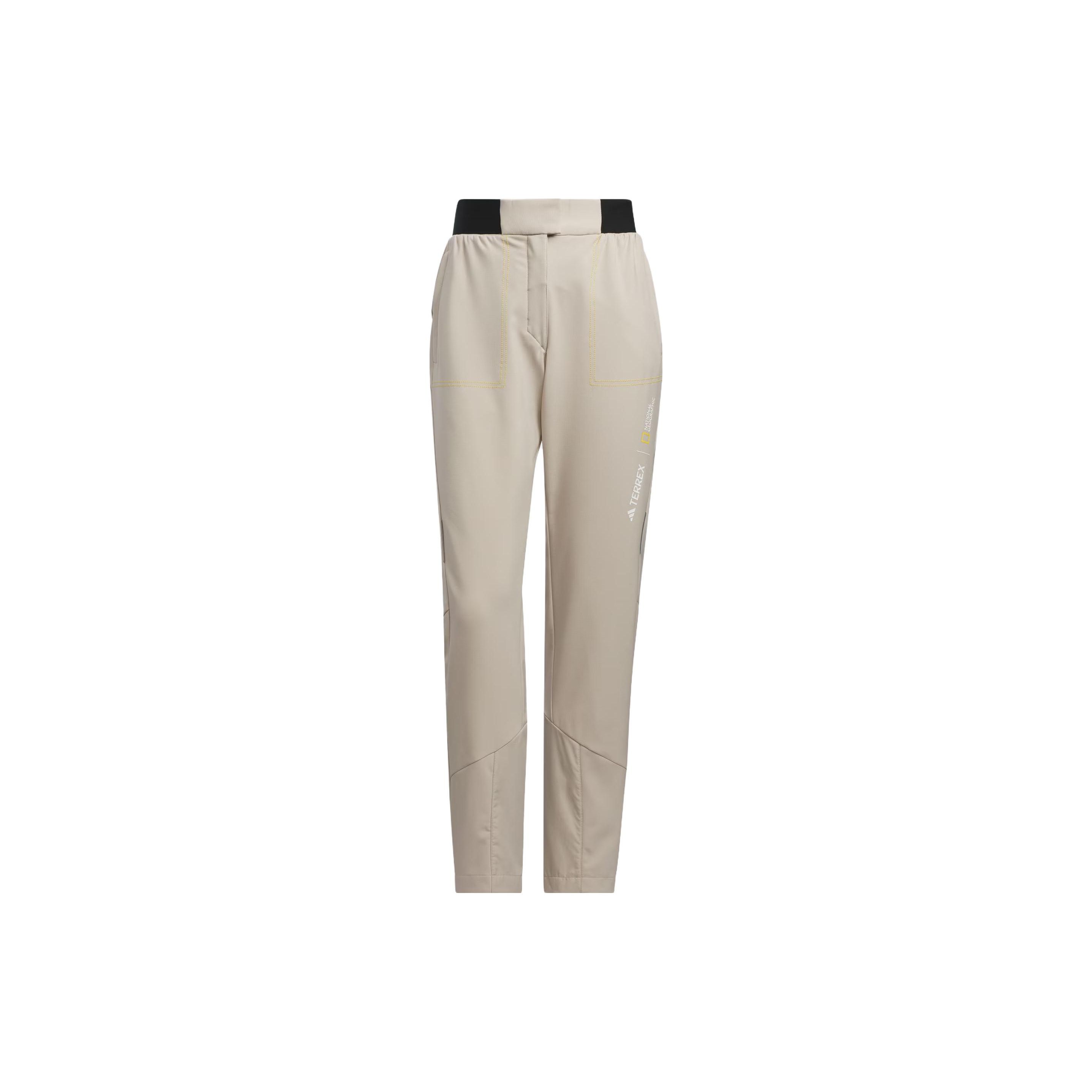

adidas Women s Outdoor Printed Cuffed Softshell Pants Black/Light Brown Women IL8990 L