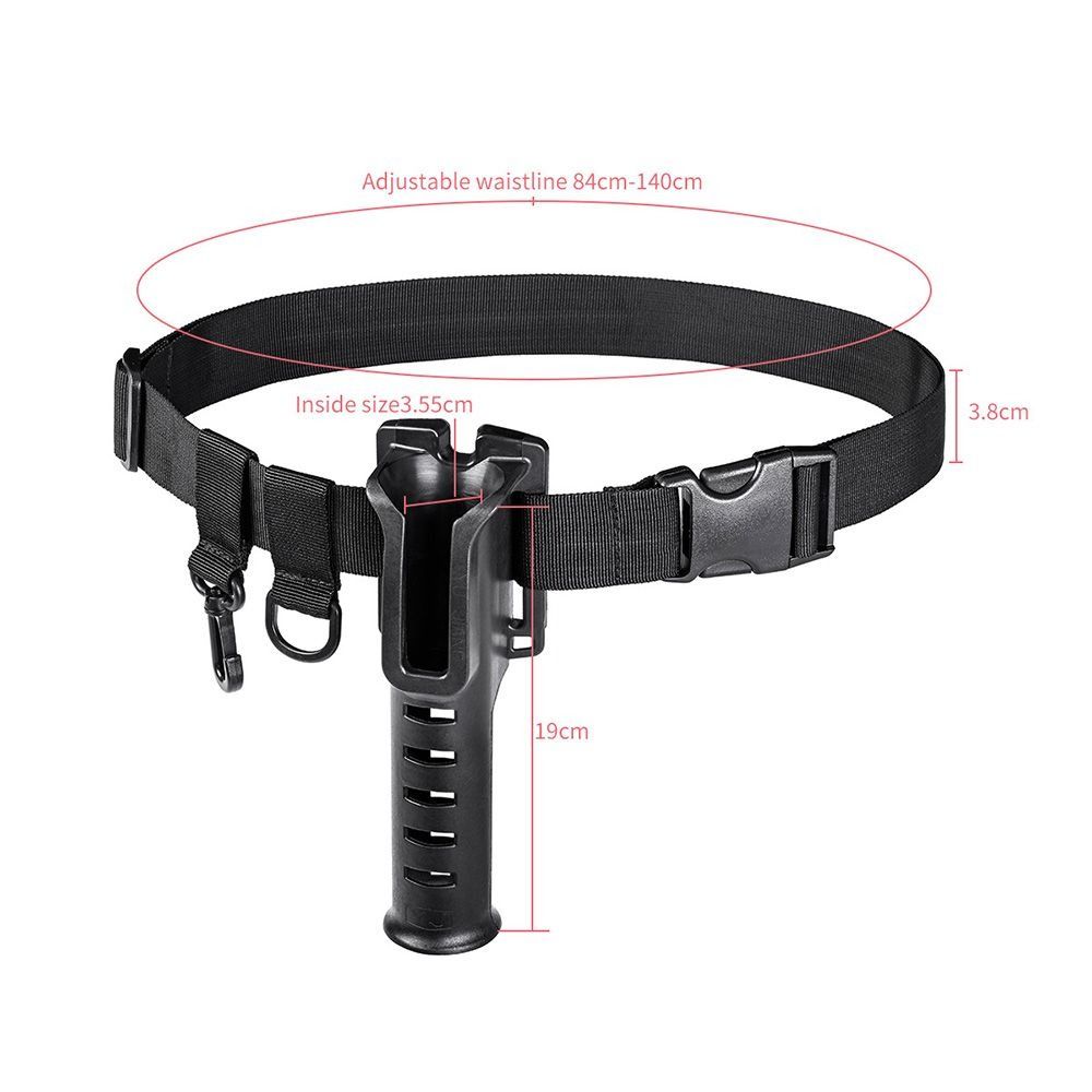 Wader Strap Fishing Rod Belt Holder Adjustable Lure Fishing Rod Insertion  Spinning Fishing