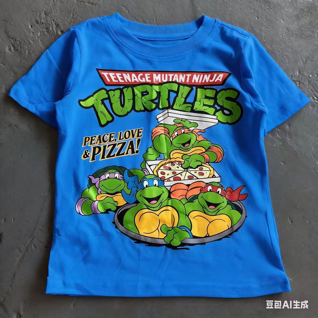 Nickelodeon Bestseller: Nick - Teenage Mutant Ninja Turtles T-Shirt for Children Aged 3-12 - Cute Cartoon Top