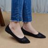 Ladies Pointed Toe Soft-bottom Loafers Women Fashion Hollow Out Flats Breathable Female Slip On Low Heels Work Shoes Moccasins
