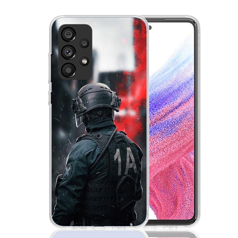 Police SWAT FBI Phone Case for Samsung Galaxy A17 A16 A15 A14 A13 A57 A56 A55 A54 A53 A37 A36 A35 A34 A33 A26 A25 A24 A23 Galaxy