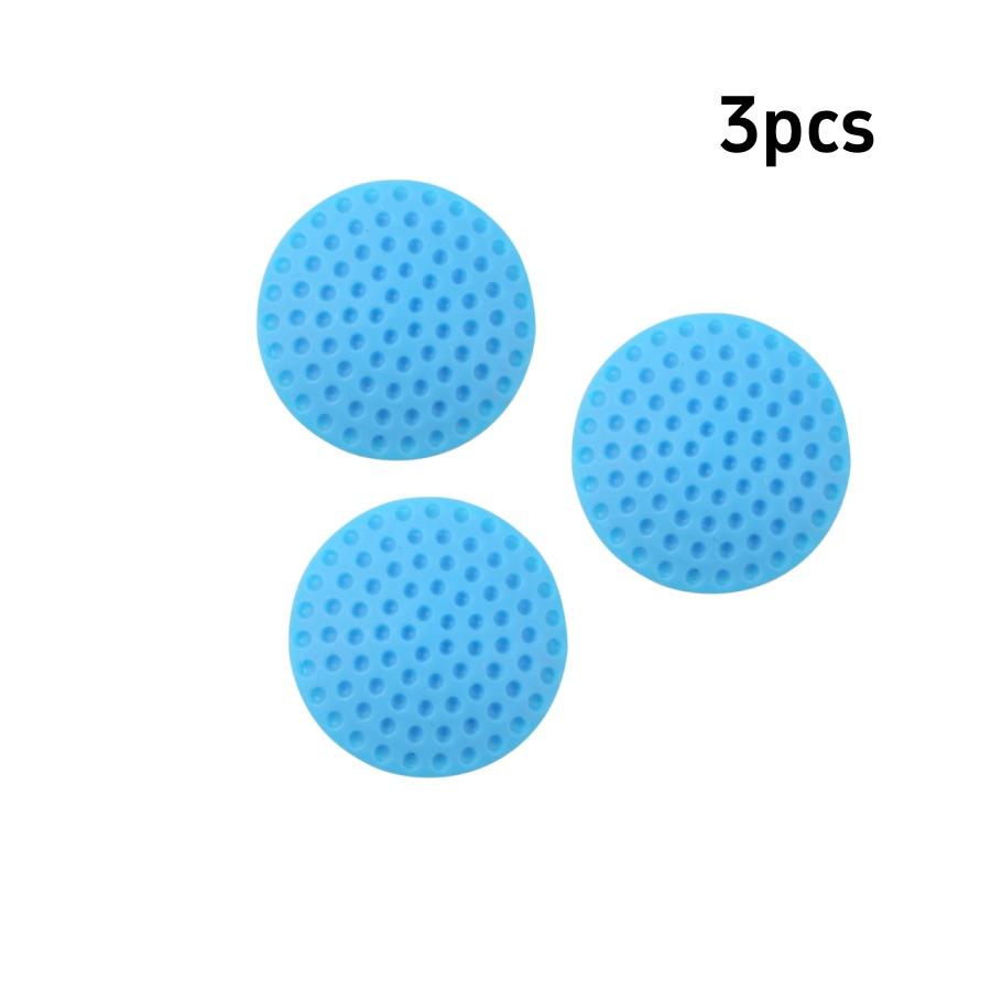 Round thick anti-collision pad - Silent anti-collision - Wall door handle protection and shock absorption pad синий