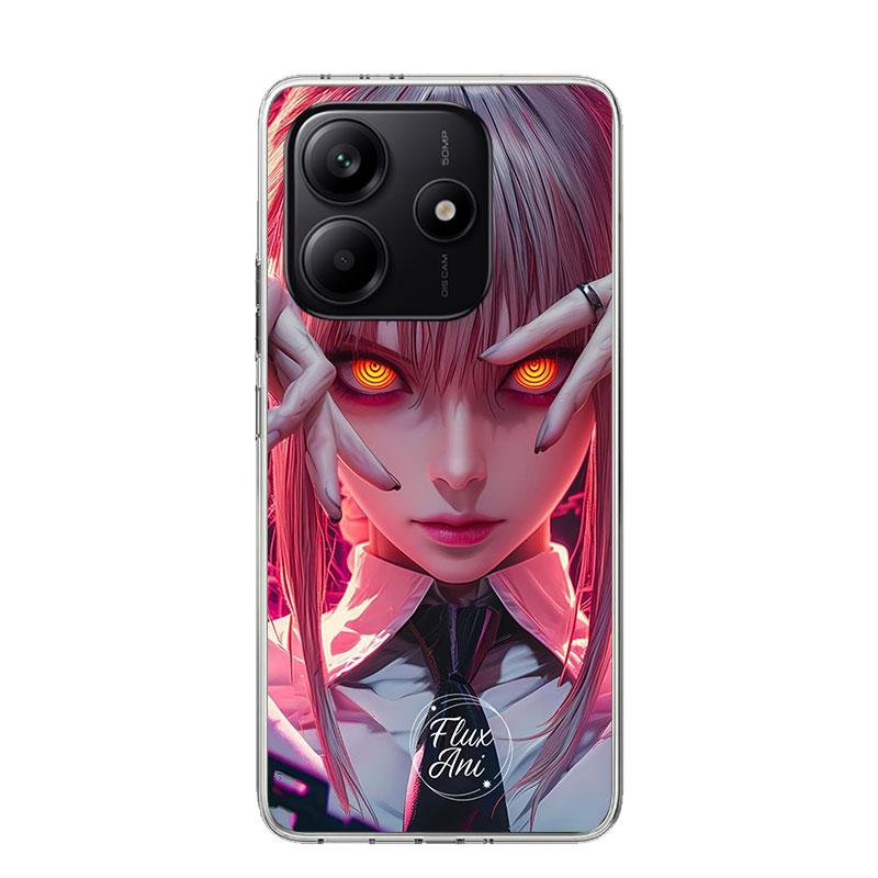 C-Chainsaw Mans Makima Phone Case For Xiaomi Redmi Note 15 14 13 12S 12 Pro Plus 11S 11E 11 11T 10S 10 Art Soft Pattern Cover Re