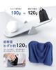 UULANFA Back Pain Relief Lumbar Comfortable for Airplane Night Air Foldable [2025 Model] Cushion, Pillow, Travel, Office, Bus, Shinkansen, Backrest,