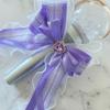 [USED] Penlight Ribbon Penra Ribbon Purple Heart Stone