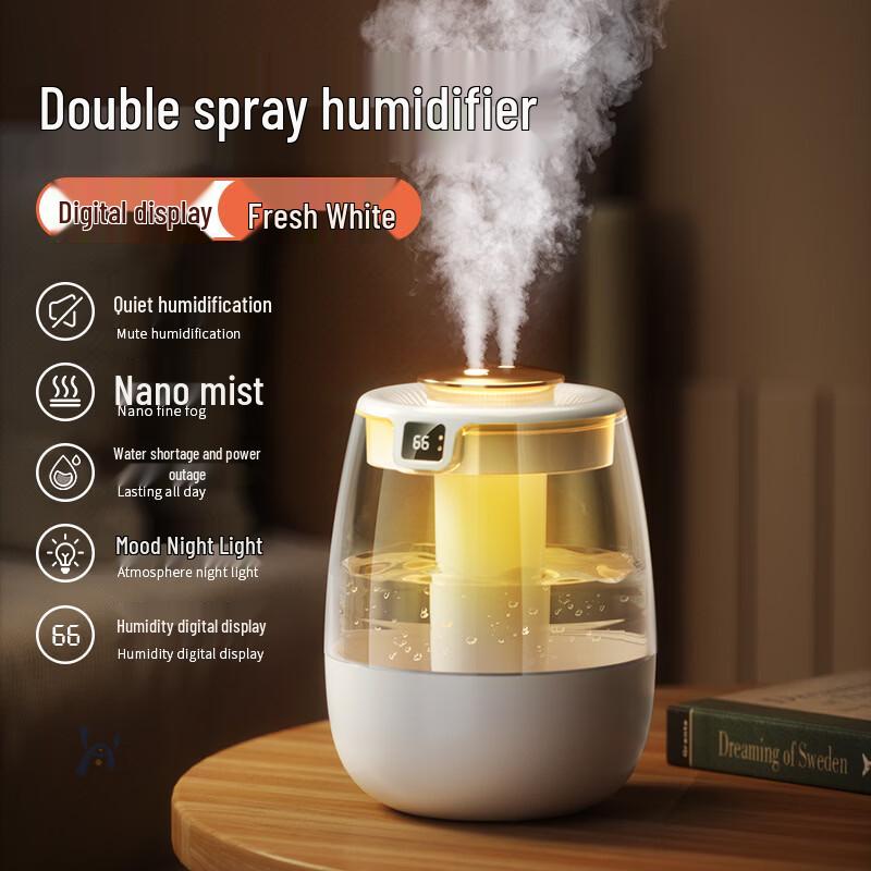 ZISIZ Dual-Spray USB Aromatherapy Humidifier