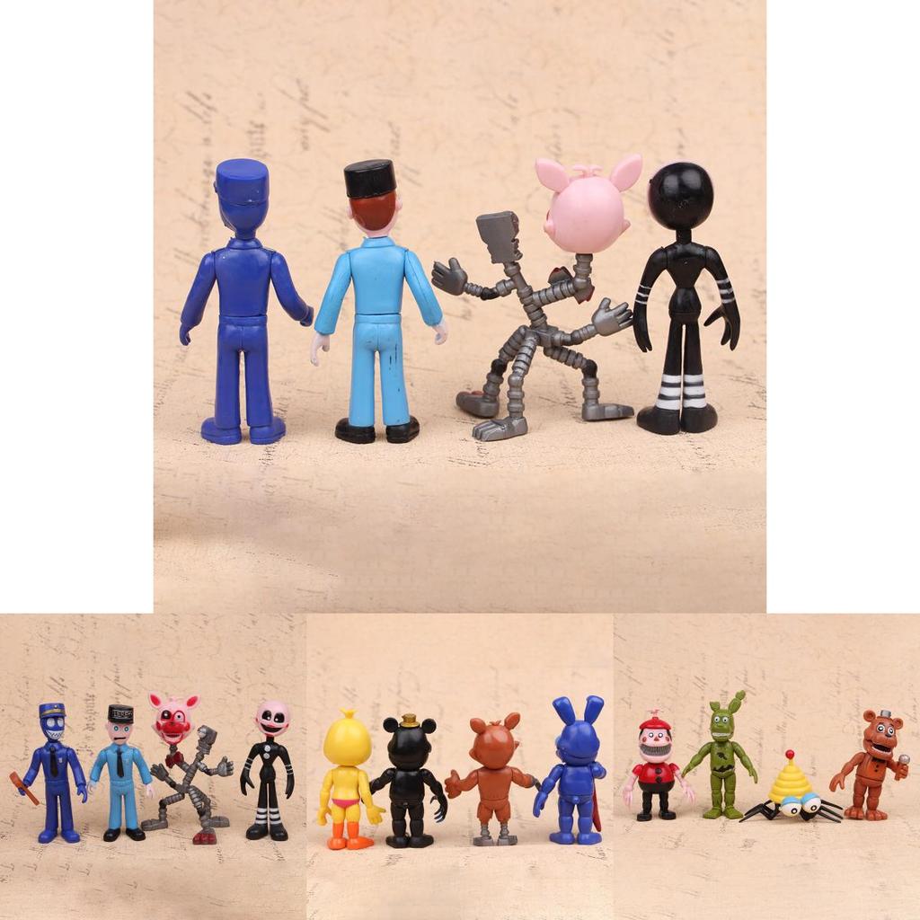 Set da 12 Pezzi di Five Nights At Freddys Chica Freddy Bambola Action Figure in PVC per Bambini
