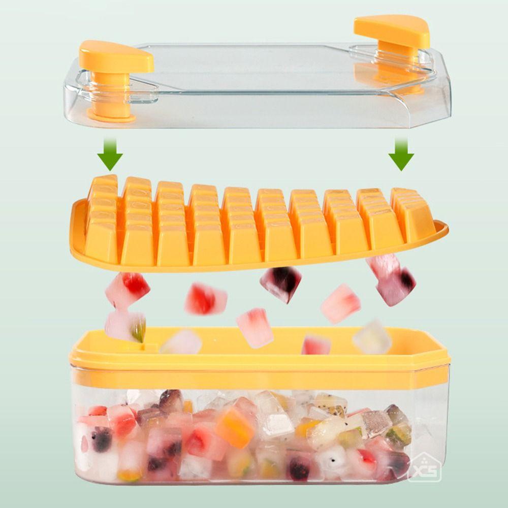 Silicone Ice Block Mold 100 Grid Ice Cube Maker Large Capacity Ice Cube Mould  Ice Tool