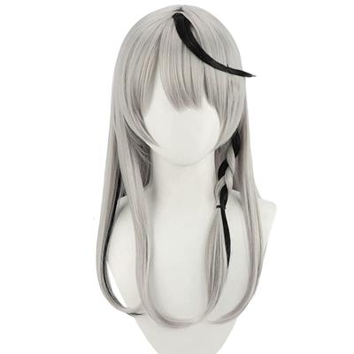 Isıya dayanıklı cosplay peruk, "Sahana Kuroe" (Shōka Chloe), Maskeleme, cosplay peruğu için, özel file ve tarak ile, etkinlikler için mükemmel (B)