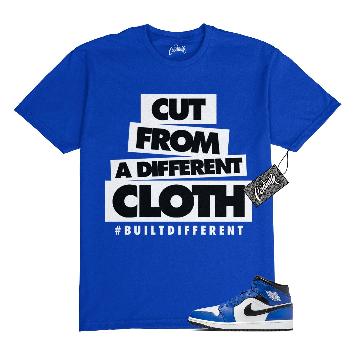 1 Mid Game Royal Blue White Black 2024 T Shirt to Match CLOTH 150