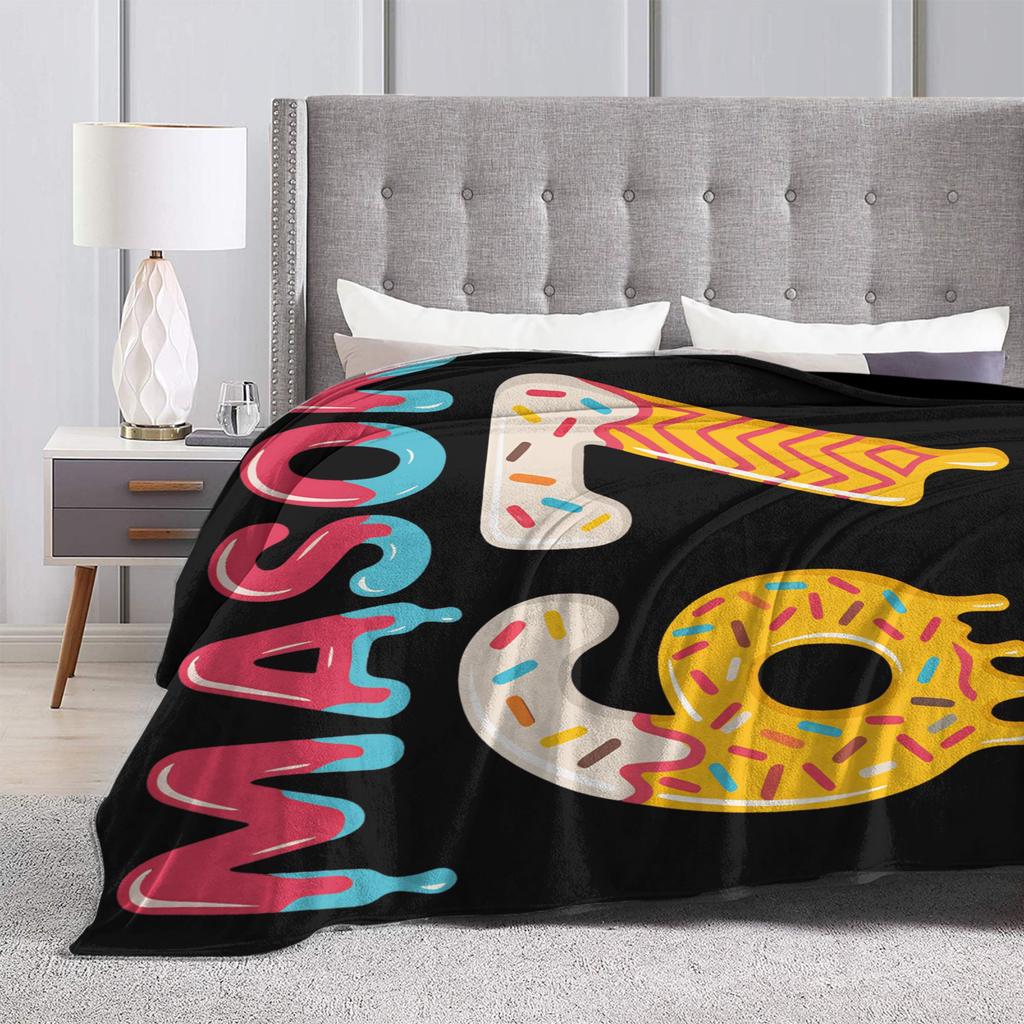 Six Seven Ice Cream Drip 67 Mason Meme Soft Blanket Adult Plush Bedding Throws Novelty Bedroom Flannel Bedspread Sofa Bed Cover