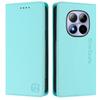 For Xiaomi Redmi 15 5G (Global) (169mm) Stand Case Lily Flower Imprint Leather Phone Cover with