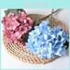 Fake Hydrangea Flower Home Decor Wedding Party Photography Prop Artificial Silk Bloom