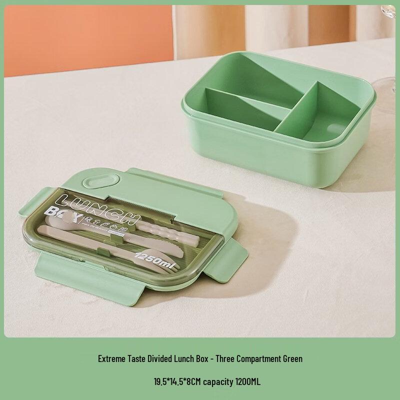 ZISIZ Insulated Lunch Box with Compartments