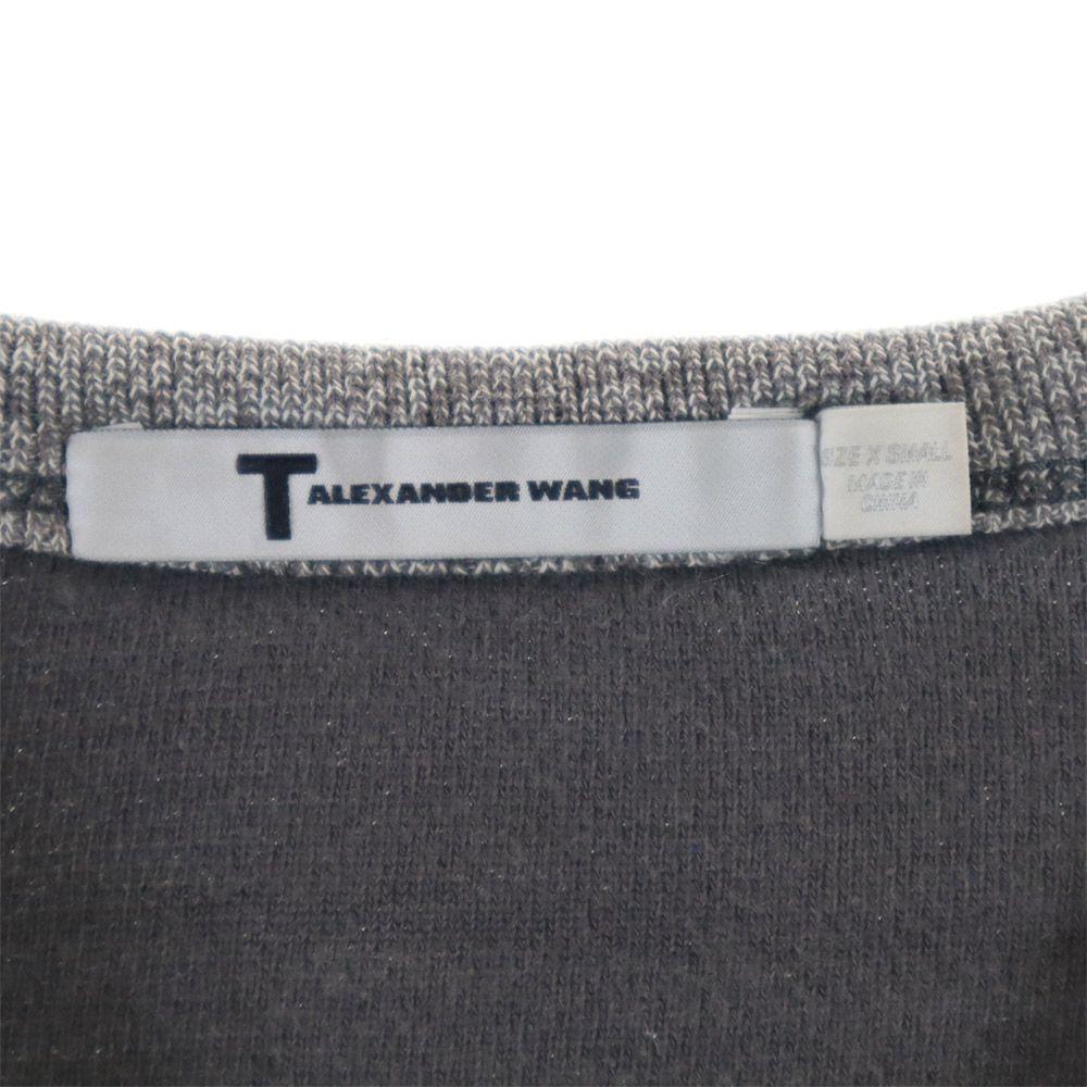 Alexander Wang Long Sleeve T-shirt XS Gray Ron T Women Used