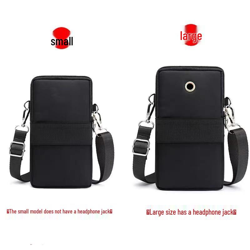 Women's Crossbody Phone Bag - 2023 Korean Canvas Shoulder Bag, Casual Small Square Wristlet & Neck Pouch