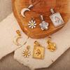 Waterproof DIY Stainless Steel Charms Pendants - Crystal Enamel Designs | Durable  Jewelry Charms for Necklaces & Gifts