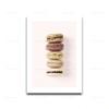 Pink Food Drink Poster Coffee Cake Cookie Macarons Croissant Canvas Painting Wall Art Pictures Kitchen Cafe Home Decor Aesthetic