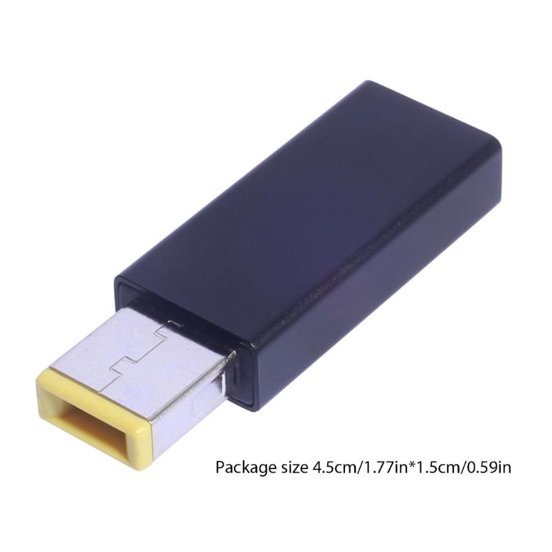 Quick Charging USB C To Square Port Conversion Adapter Type C To PD100W Converter Connect Multiple Devices Easily
