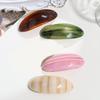 Elegant Oval Acetate Hair Clip For Office Women Secure NonSlip Updos Grip Hairpin For Daily Wear Various Hairtypes
