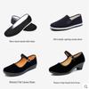 Chaussures de performance Yishi Black Style Révolutionnaire en tissu