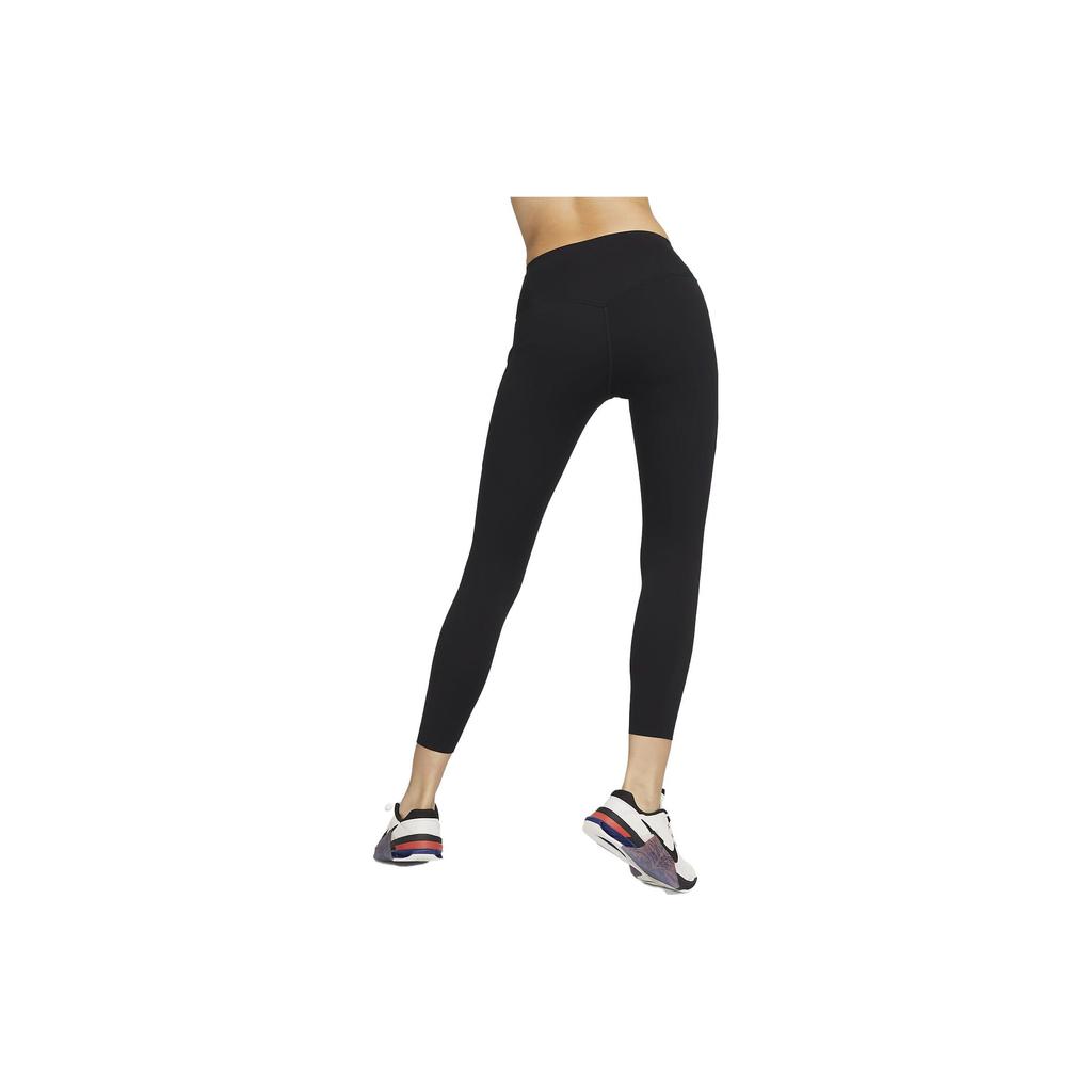 Nike Serie Universal Journey Solido Asciugatura Rapida Vita Media Leggings Sportivi 3/4 Leggings Donna Nero DQ5875-010