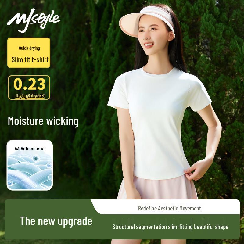 MJ Style Women s Quick-Dry Sports T-Shirt L