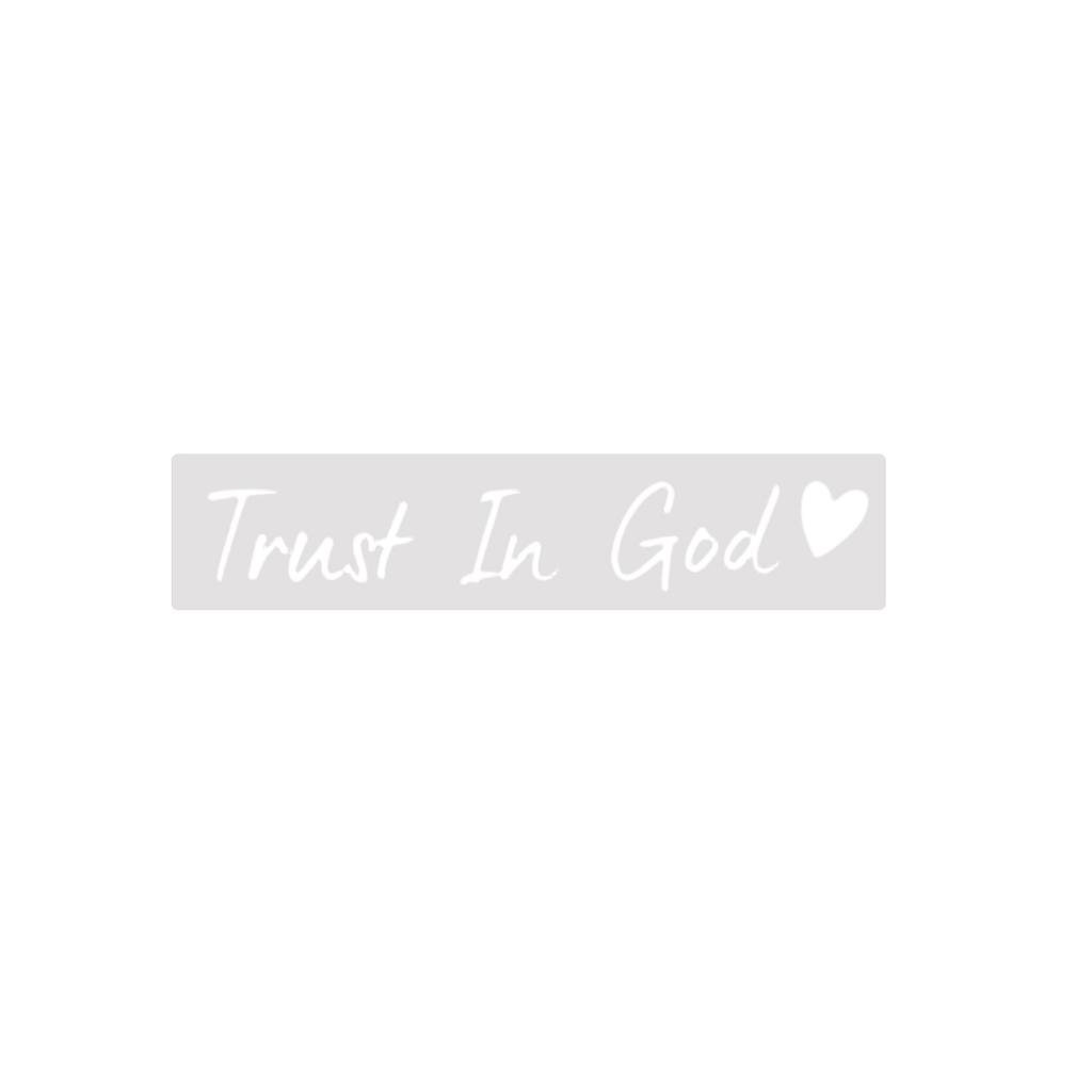 Car Stickers,Cars Decals, Trust In Gods Rearview Mirror Sticker,Trust In Gods Mirror Decals,Suitable For Most Cars, Trucks, Motorcycles, SUVs
