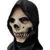 Schedelmasker Halloween latex horror masker, spookhuis helm rekwisiet Halfgezicht schedelmasker