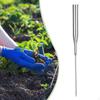 Hand Rake Cultivator Compact Stainless Steel Thickened Prong Garden Fork Tool for Weeding