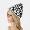 LDSLYJR Autumn Winter Cotton Print Thicken Knitted Hat Warm Skullies Cap Beanie Hat For Men and Women 01