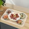 WORTHBUY Reusable Plastic Food Cover Clear Dustproof&Insect Food Fresh-keeping Cover Protective Lid Kitchen Storage Accessories