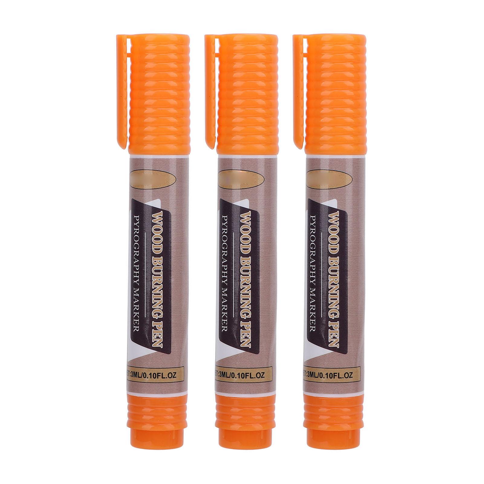 

3 шт. Ручка для выжигания по дереву, портативная ручка-маркер для поделок, картин, украшений, подарков, 3 мл