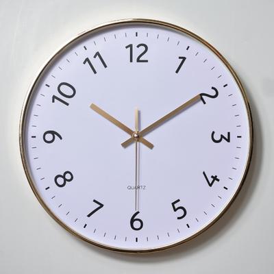Plastic Silent Wall Clock, Creative and Fashionable Three-dimensional Digital Scale Wall Clock for Living Room, Clock 12 Inches 30CM
