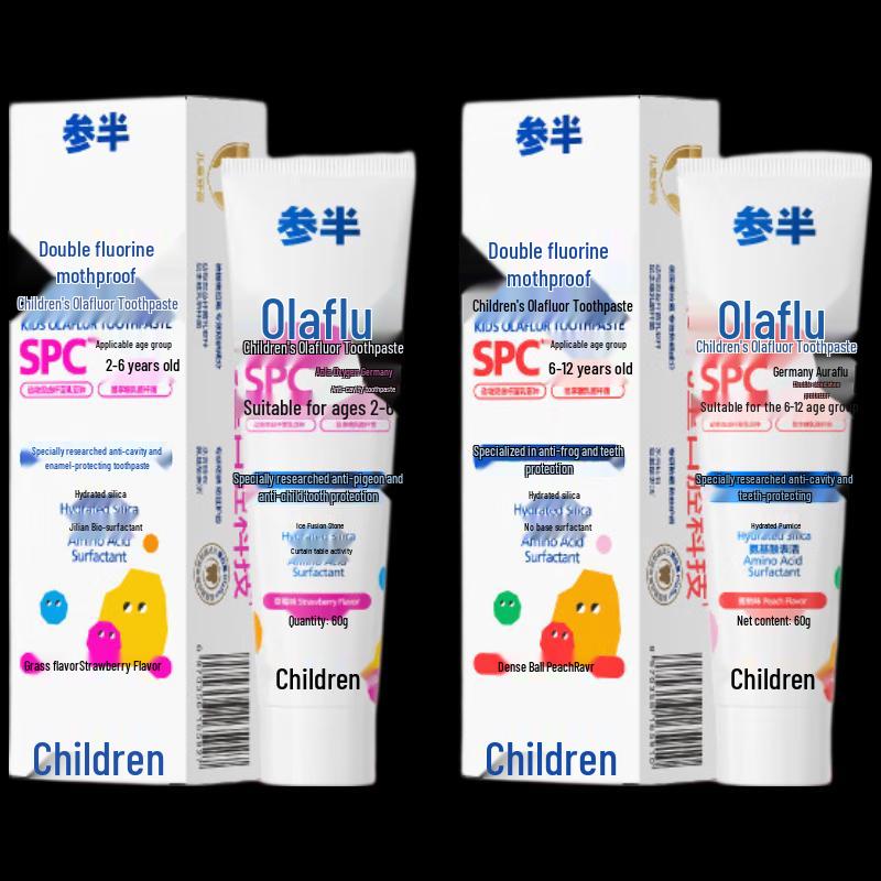 Canban Kids Dual Fluoride Toothpaste Set