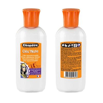 Repositionable Liquid Glue - Cléo'Note - 100 Gr - Precision Tip - Multi-surface - Ephemeral Decorations