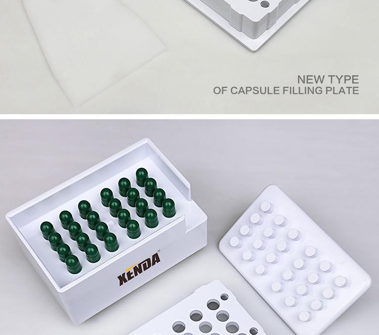 24-Hole Capsule Filling Tool and Powder Filling Plate