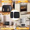 Reusable Dual Basket Baking Tray Non-Stick Air Fryer Basket Air Fryer Liner  Airfryer Accessories