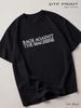 Black Rage Against The Machine (RATM) T-shirt, Rock Back In