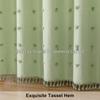TEMU Hydrangea Polyester Shower Curtain - 3D Jacquard Design