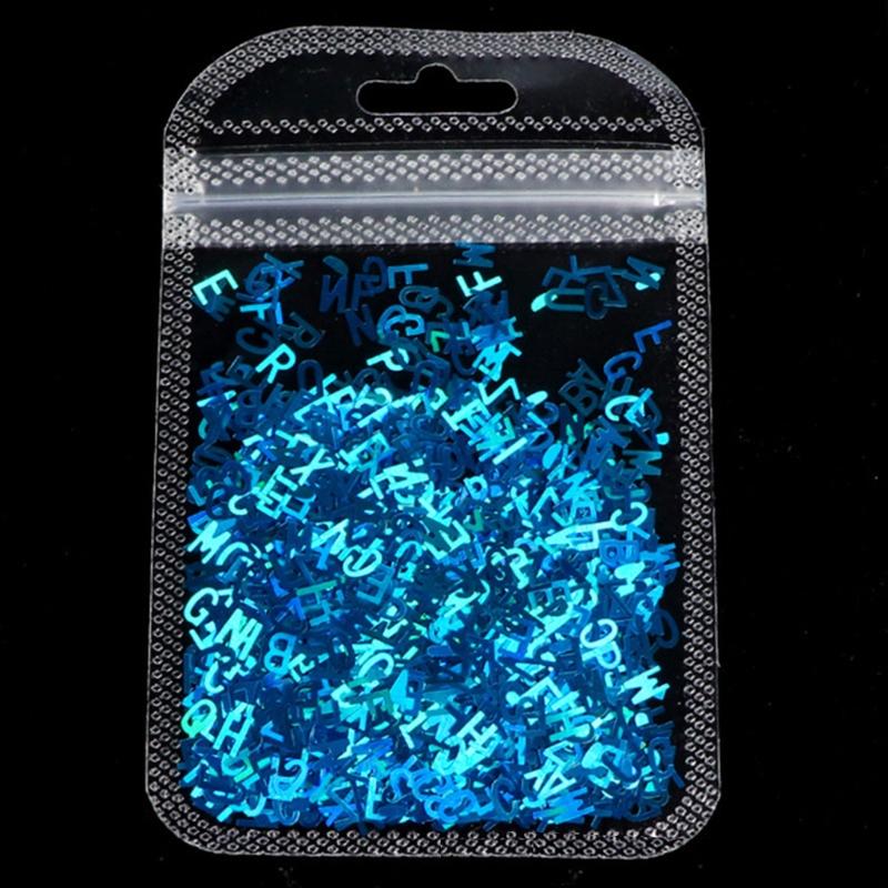 Fashionable Letter Shaped Sequins Craft Filling Materials Elegant Color Soft and Sturdy for Craft Supplies Projects